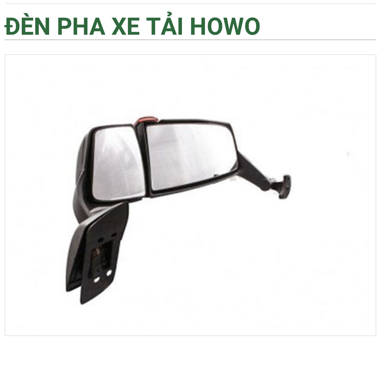 Đèn pha các loại xe tải