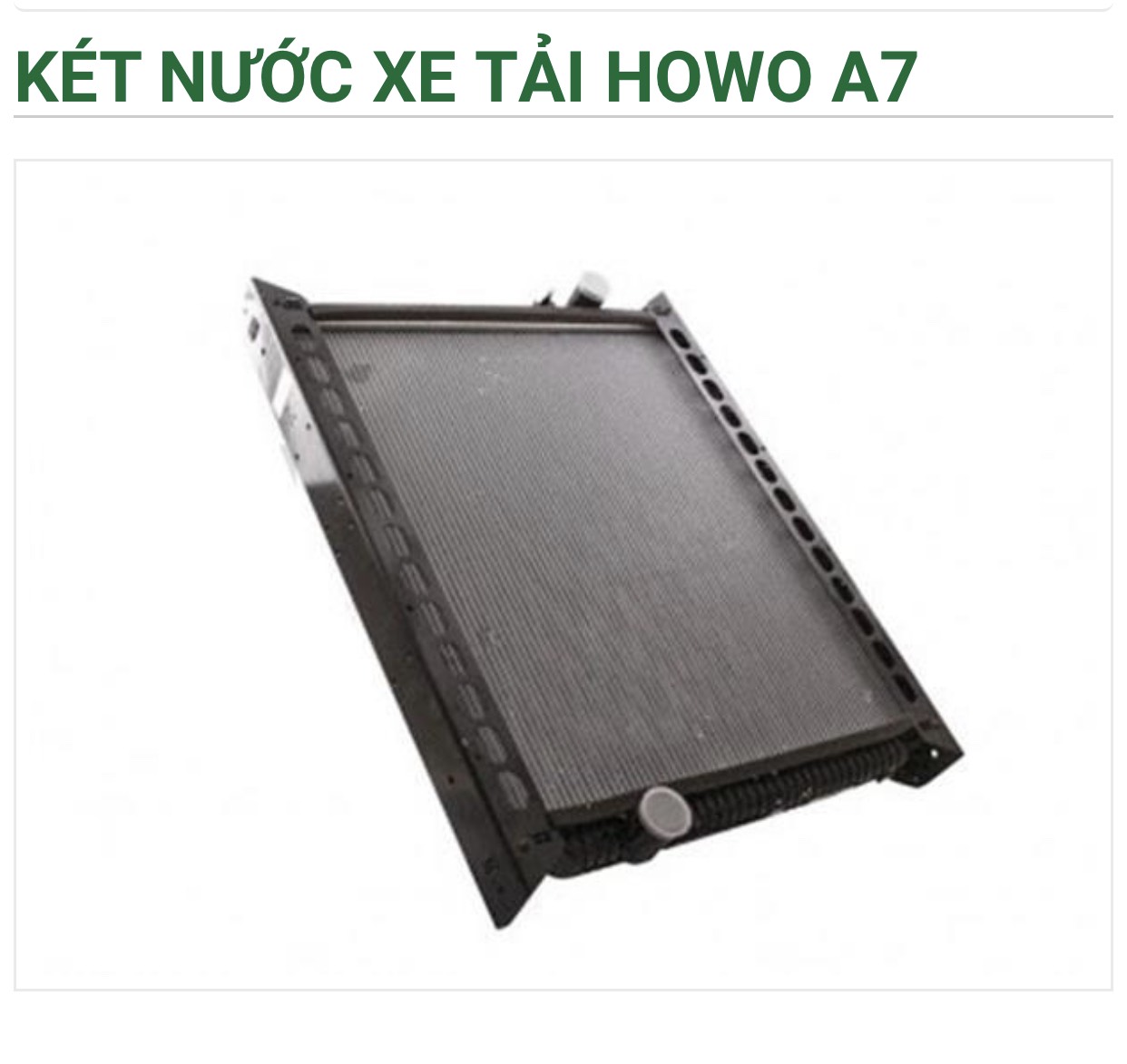 Két nước xe tải các loại 